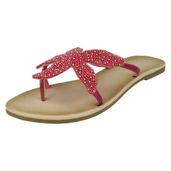 Ladies Savannah Beaded Starfish Toe Post Sandals