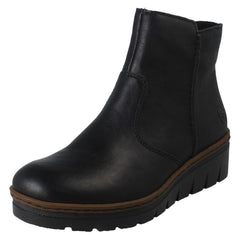 Ladies Rieker Fleece Lined Ankle Boots X9165