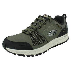 Mens Skechers Lace Up Walking Shoes - Escape Plan 51591