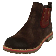 Ladies Down To Earth Flat Chelsea Ankle Boots