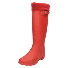 Ladies Spot On Removable Fleece Lined Wellington Boots X1170