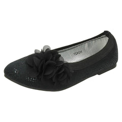 Girls Spot On Flat Slip On Ballerina