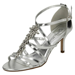 Ladies Anne Michelle Mid Heel Strappy Sandals