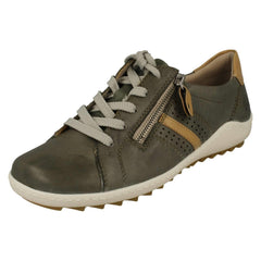Ladies Remonte Casual Lace Up Shoes With Removable Insoles R1432