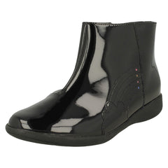 Girls Clarks Rainbow Detailed Ankle Boots Etch Glow