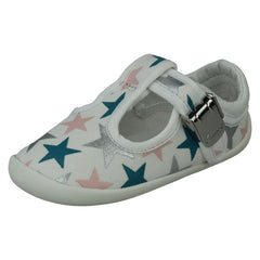 Unisex Childrens Clarks T-Bar Casual Shoe Roamer Sun