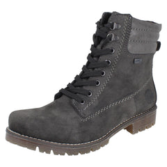 Ladies Rieker TEX Zip Up Ankle Boots 79525
