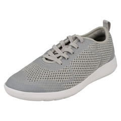 Childrens Boys Girls Clarks Lace Up Trainers Scape Soar K