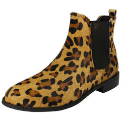 Ladies Leather Collection Chelsea Ankle Boots