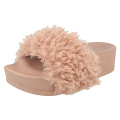 Ladies Spot On High Flatform Mule