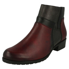 Ladies Remonte Warm Lined Ankle Boots D6879