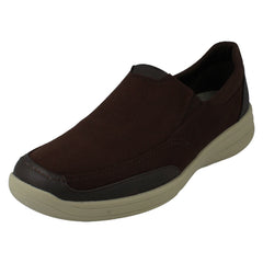 Mens Clarks Casual Slip On Shoes Step Stroll Edge