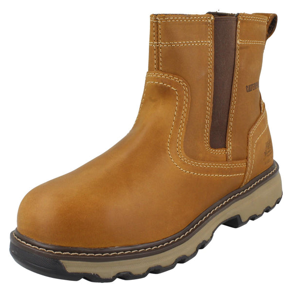 Mens Caterpillar Safety Boots Pelton ST S1 PL HRO FO
