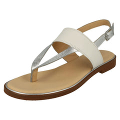 Ladies Clarks Stylish Toe Post Sandals Ellis Opal
