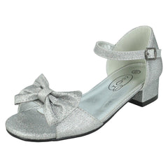 Girls Spot On Bow Trim Sandals H1116