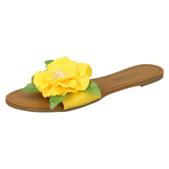 Ladies Spot On Flower Detail Sandals