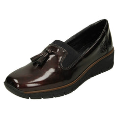 Ladies Rieker Tassel Detail Formal Shoe 53751