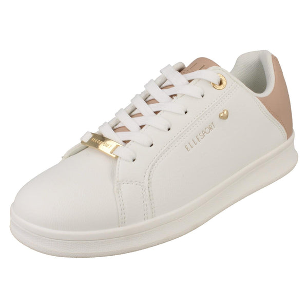 Ladies Elle Sport Lace Up Fashion Trainers F7431