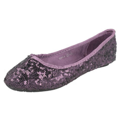 Girls Cutie Flat Sequin Ballerina Flat Shoes