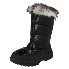 Ladies Reflex Fur Topped Snow Boots F4334