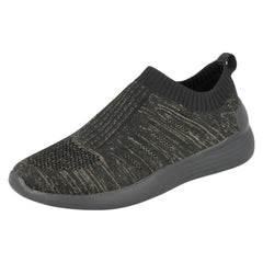 Ladies Reflex Ribbed Slip On Pumps F7092