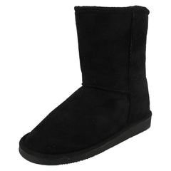 Ladies Spot On Faux Fur Lined Winter Boots