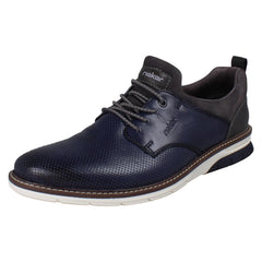 Mens Rieker Smart Casual Leather Lace Up Shoes 14450