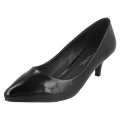 Ladies Anne Michelle Pointed Toe Court Shoes