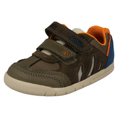 Boys Clarks Claw Detailed Casual Shoes Rex Play
