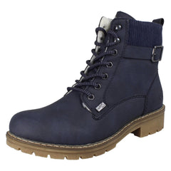 Ladies Rieker Warm Lined Water Resistant Ankle Boots Y9102