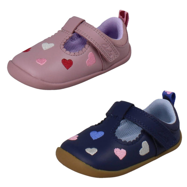 Girls Clarks Pre-Walker Shoes Roamer Heart T