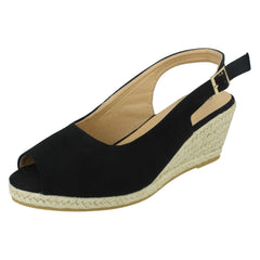 Ladies Savannah Wide Fit Wedges F2295