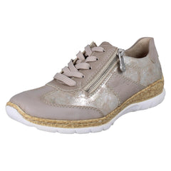 Womens Rieker Detailed Trainers With Side Zip N4221