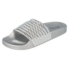 Ladies Spot On Casual Sliders