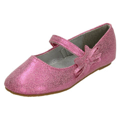 Girls Cutie Flat Shoes with Bow Detail