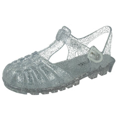 Girls Spot On Glitter Jelly Sandals H0353