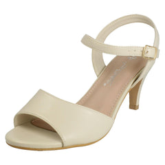 Ladies Anne Michelle Buckle Fastening Wide Fit Formal Sandals F12114