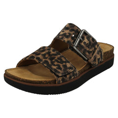 Ladies Clarks Unstructured Adjustable Mule Sandals Elayne Ease