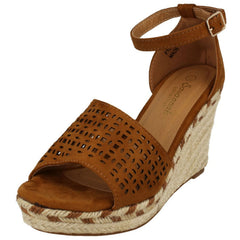 Ladies Savannah Wedge Open Toe Summer Sandals