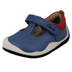 Childrens Clarks First Walking T-Bar Shoes Roller Bright T