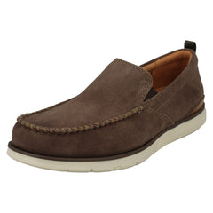Mens Clarks Casual Slip On Shoes Edgewood Step
