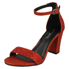 Ladies Anne Michelle Diamante Sandals