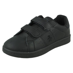 Boys Penguin Formal Trainers School Shoes Marble PEN4042