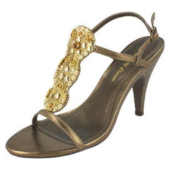 Ladies A & M Classic Heeled Sandal