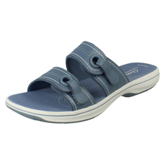 Ladies Clarks Dual Strap Sandals Brinkley Maye