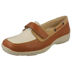 Ladies Easy B Flat Loafer Style Shoes - Elizabeth