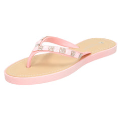 Ladies Savannah Sequin Toe Post Flip Flop Sandal