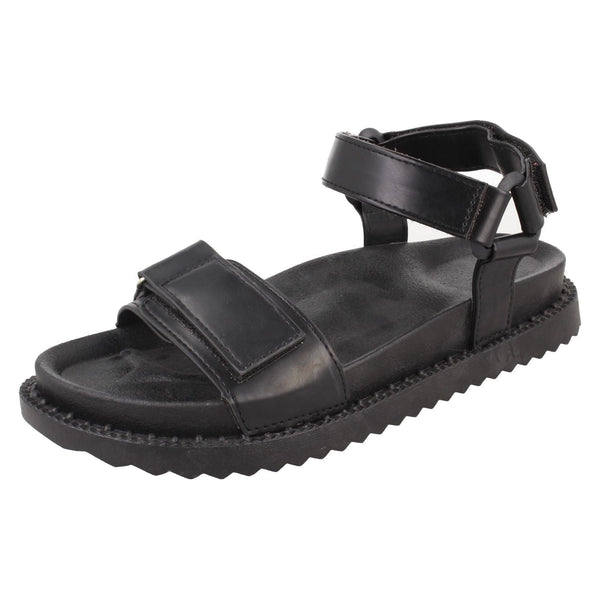 Ladies Spot On Strap Sandals F00404