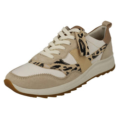 Ladies Clarks Retro Detailed MI-X EVA Lace Up Trainers DashLite Jazz