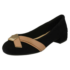 Ladies Clarks Stylish Cross Detailed Shoes Rosabella Moon